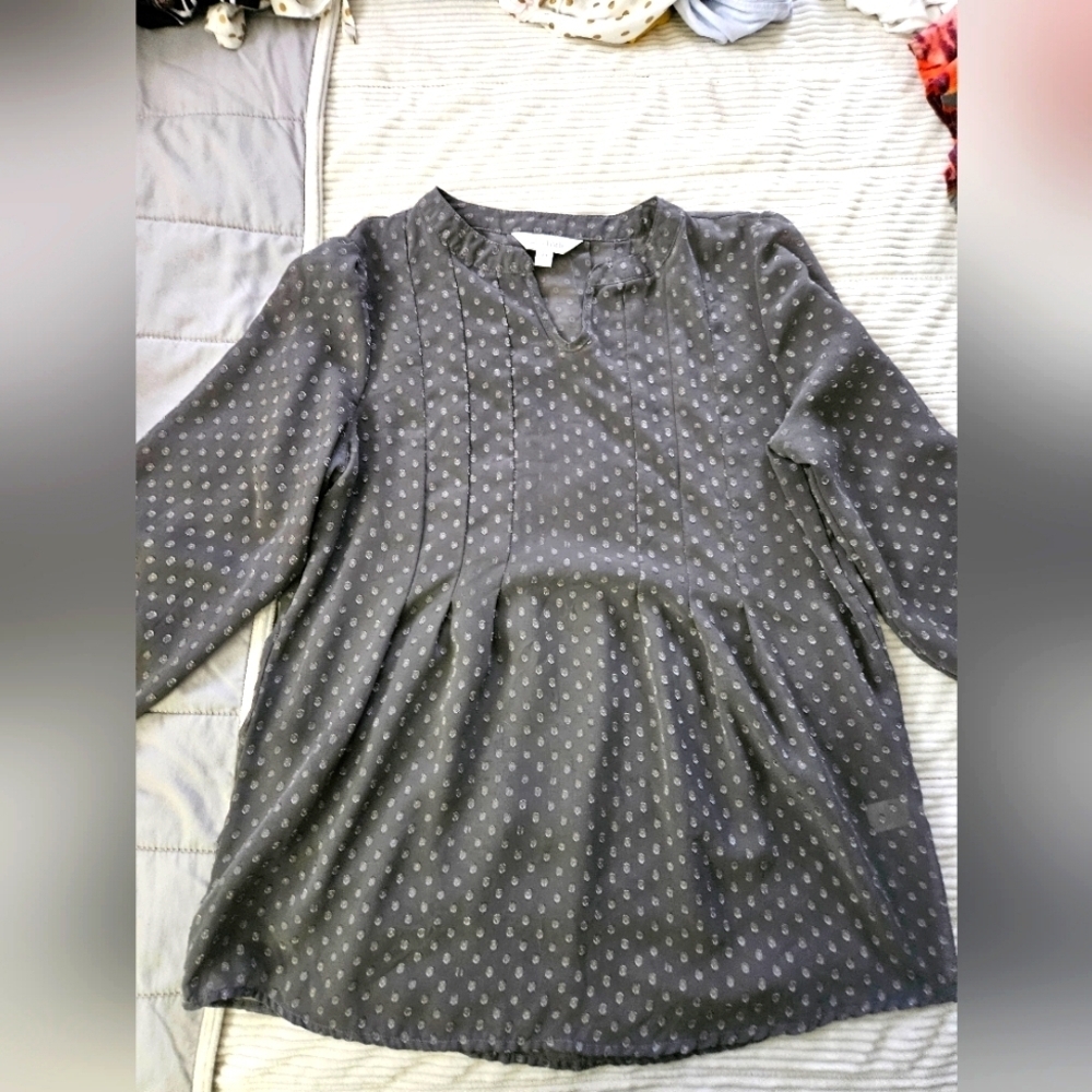 Charming Charlie Gray Women's Top Size M